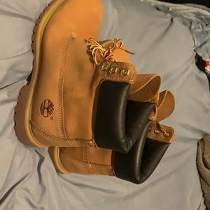 Timberlands wheat 6 inch premium size 8.5